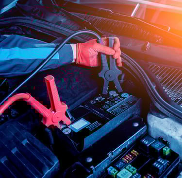 battery boost jump Prime towing