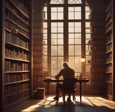 Three individuals are sitting around a table, deeply engaged in conversation. The central figure has a contemplative expression, while the other two, positioned on either side, appear supportive and attentive.