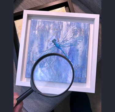 Original mystery painting coded message