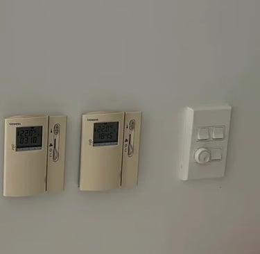 faulty Siemens underfloor heating controller thermostat replacement