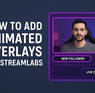 how to add animated overlays for streamlabs