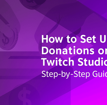 how to set up donations on twitch studio, step by step guide