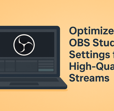optimize obs studio settings for high quality streams