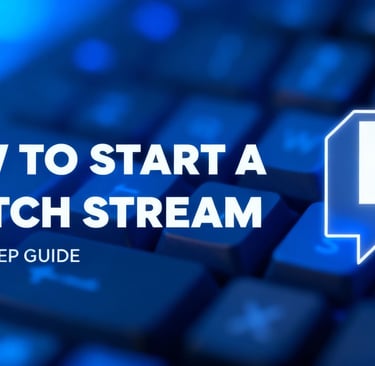 how to start a twitch stream