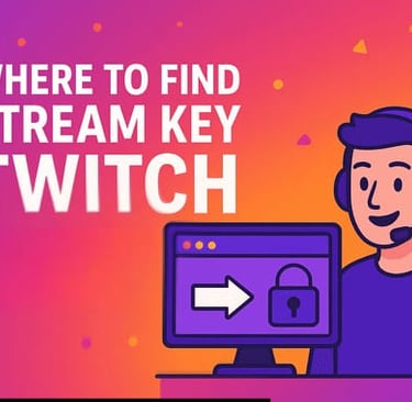 where to find stream key twitch