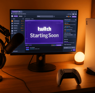 how to start a stream on twitch ps5