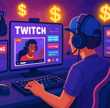 how to make money on twitch gaming