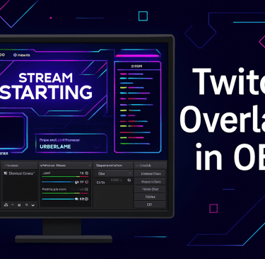how to use twitch overlays in obs