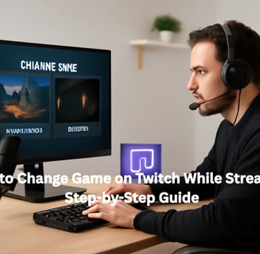 how to change on twitch while streaming: step by step guide