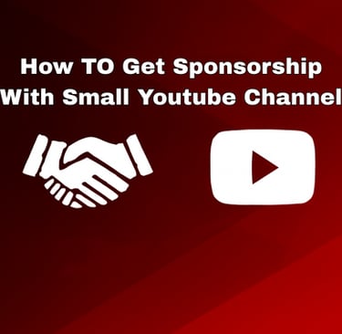 how to get youtube sponsors with a small channel | proven tips
