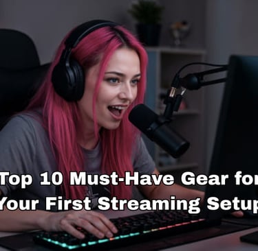 top 10 must have gear for your first streaming setup