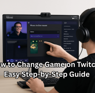 how to change game on twitch - easy step by step guide