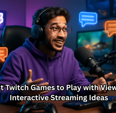 best twitch games to play with viewers: interactive streaming ideas