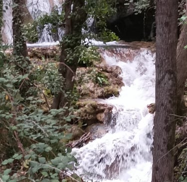 The cascade at Gourgas