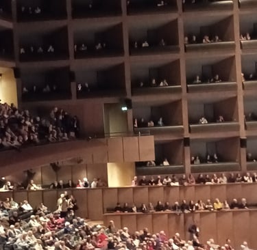 Every seat was taken