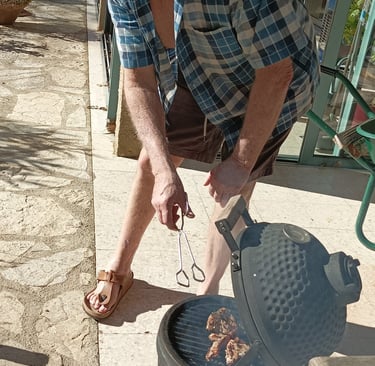 A barbecue ...in February?