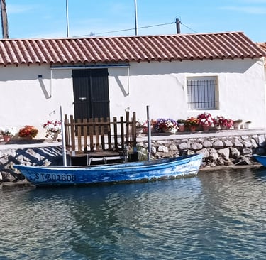 A nearby cottage
