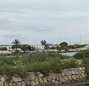 La Peyrade, nearby.