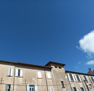 Lodève roof tops.