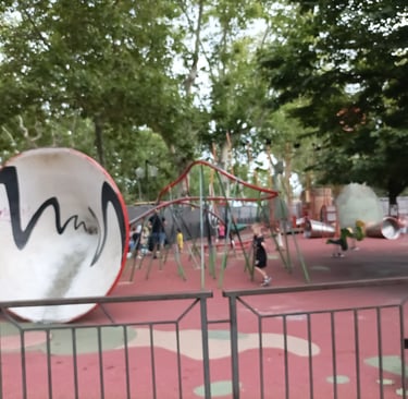A musical themed children's play park