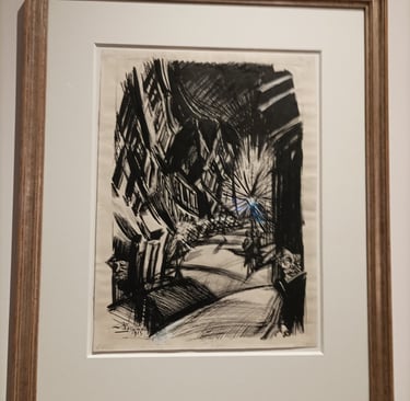 Street at Kreuzberg: Ludwig Meidner