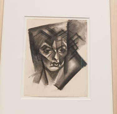 Head of a woman:: August Macke