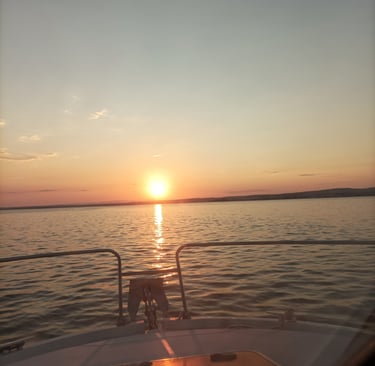 Sunset over the Etang de Thau