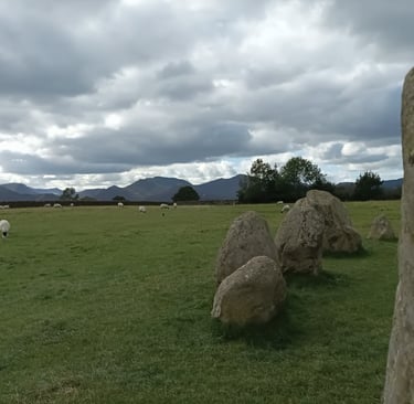 Castlerigg Stone Circle, The English Lake District.