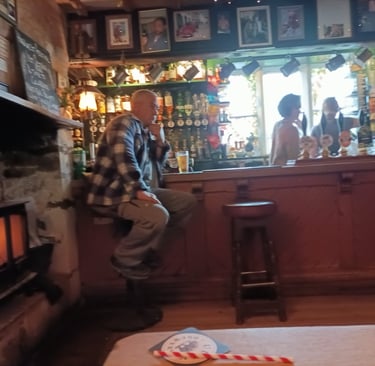 Locals and tourists mix at The Slad Inn