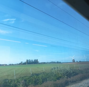 The fields and villages of Northern France