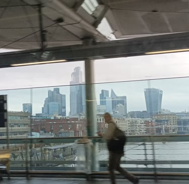 View from the overground train line