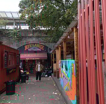 Under the railway arches at Peckham