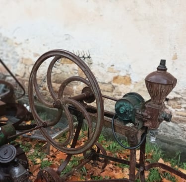 A beautiful old hand pump