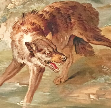 From Le Loup et L'Agneau (The Fables of La Fontaine)