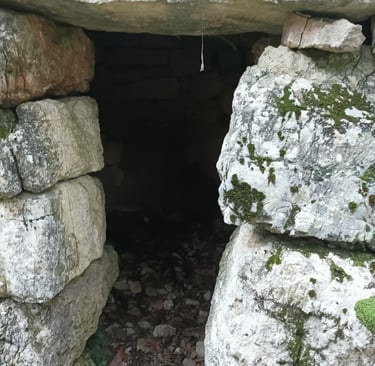 Cabane entrance