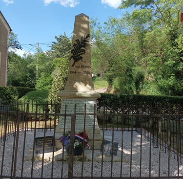 The War Memorial St Etienne de Gourgas