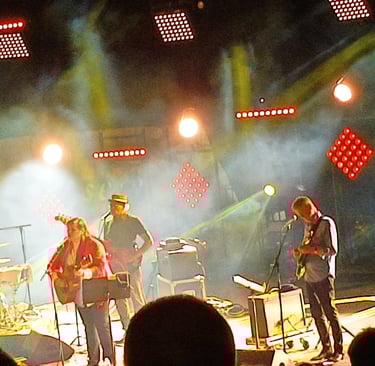 Madelaine Peyrou sings into the night.