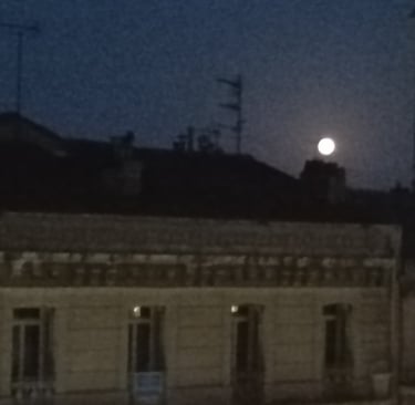 The full moon spotted last summer. 
