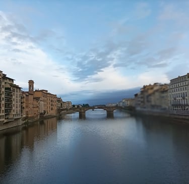 Early morning over the Arno