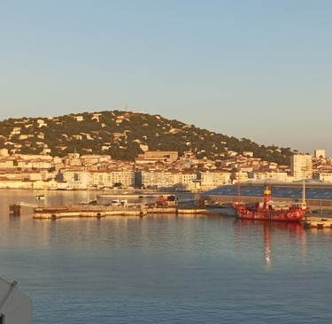 Approaching Sète 