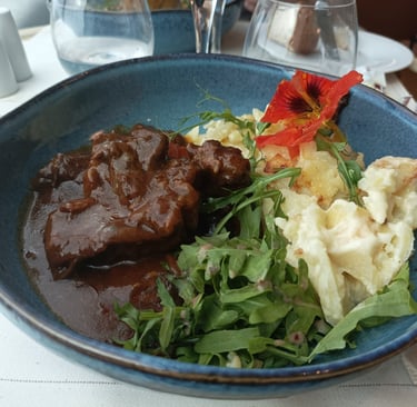 Provençal Stew and Potatoes Dauphinoise.