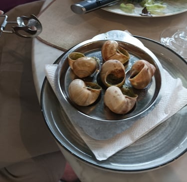 Half a dozen snails