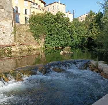 The River Lergue 