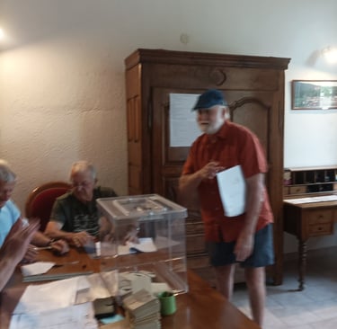 B.'s vote is cast