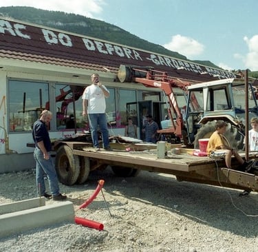 Farmers protest, Macdonalds, Millau