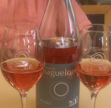 Rosé wine from Maguelone