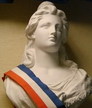 Marianne, symbol of the French Republique.