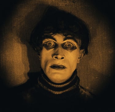 Image from the film 'Le Cabinet de Dr Caligari'