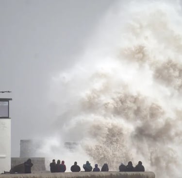 Storm Darragh South Wales.