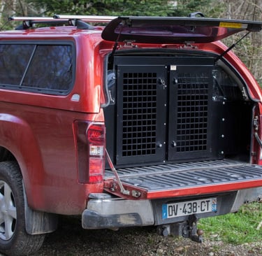 A typical hunter's pick up vehicle.